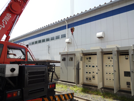 変電設備所の改造工事1